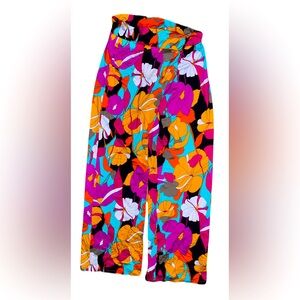 Trina Turk Floral coverup lounge pants sz sm